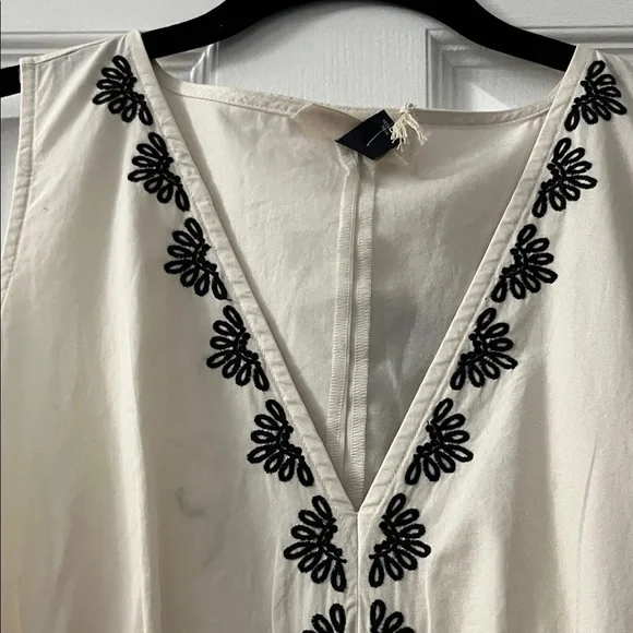 Universal Thread Cream and Black Floral Midi Dress - Picture 4 of 5